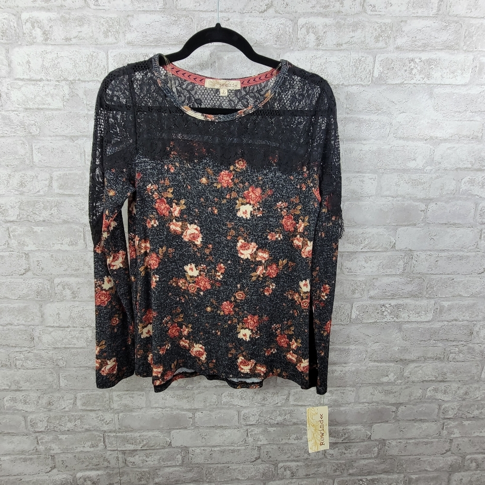 Rewind long sleeve top women's small